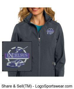 Excelsus Ladies Core Soft Shell Jacket Design Zoom